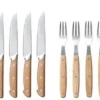 Morsø Foresta Steak bestiksæt 8 dele Eg/Rustfrit stål