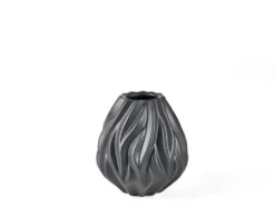 Morsø vase flame 15 cm Sort