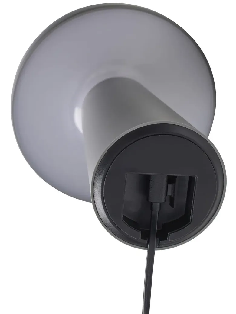 Move Genopladelig bordlampe grå
