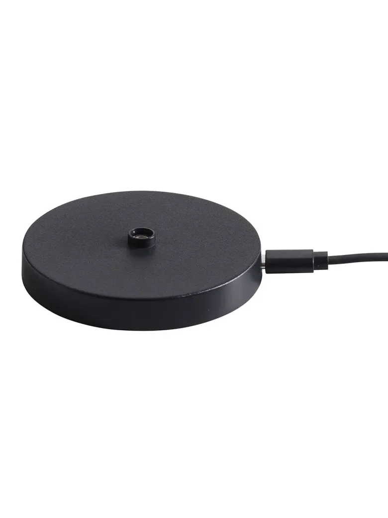 Nielsen Light Bistro Genopladelig Bordlampe Sort