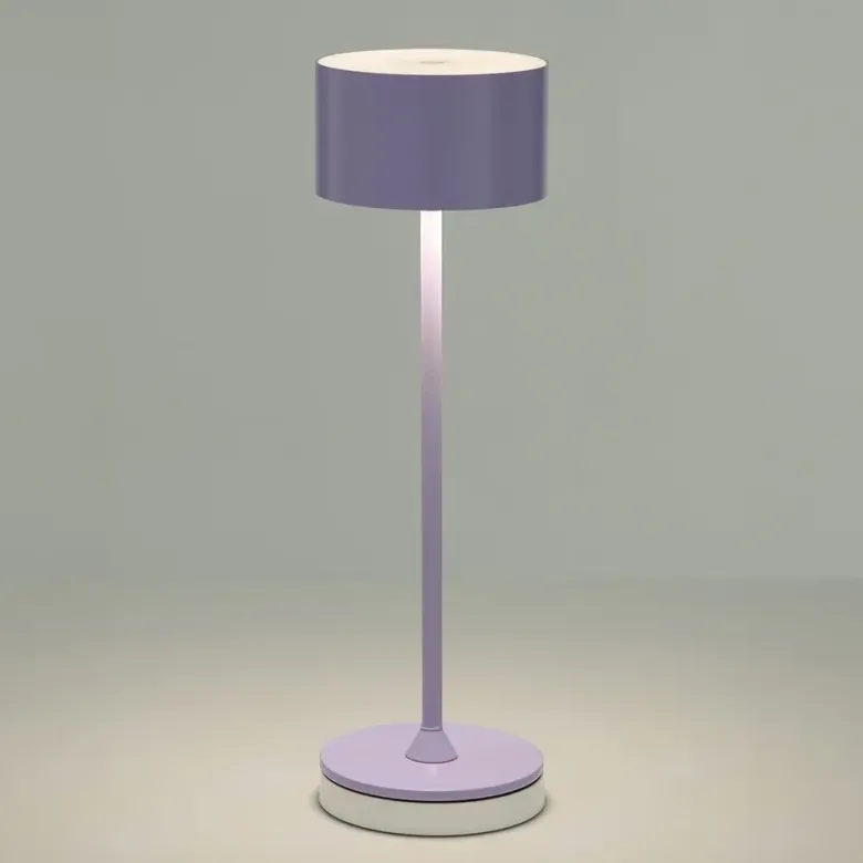 Nielsen Light Bistro Genopladelig Bordlampe Støvet lilla
