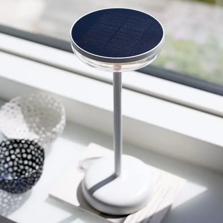 Nielsen Light Breeze Solcelle Bordlampe Hvid