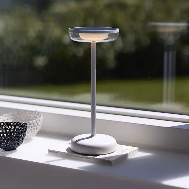 Nielsen Light Breeze Solcelle Bordlampe Hvid