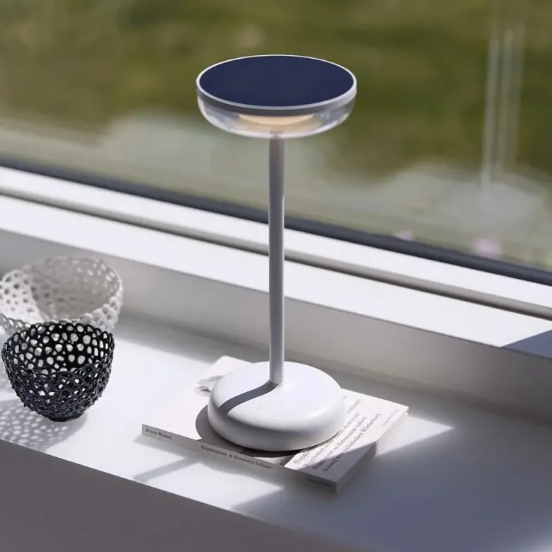Nielsen Light Breeze Solcelle Bordlampe Hvid