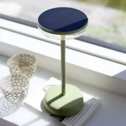 Nielsen Light Breeze Solcelle Bordlampe Støvet grøn