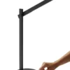 Nielsen Light Edge skrivebordslampe m/QI lader, dæmp og farveskift Sort