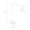 Nielsen Light Eye Klemmelampe Sort