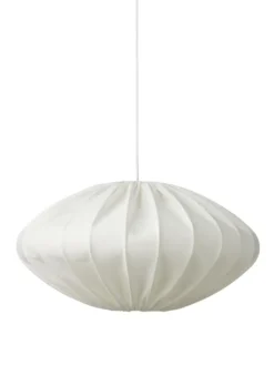 Nielsen Light Jasmin Pendel Hvid Ø50 cm m.Hvid stofledning