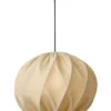 Nielsen Light Jasmin Pendel Lys sand Ø40 cm m.Sort stofledning