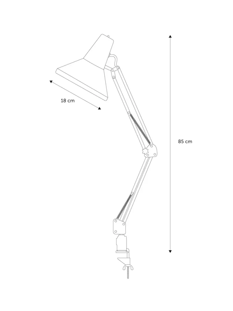 Nielsen Light Jensen Arkitektlampe Krom