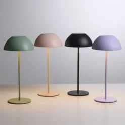 Nielsen Light Luna Genopladelig Bordlampe Støvet grøn