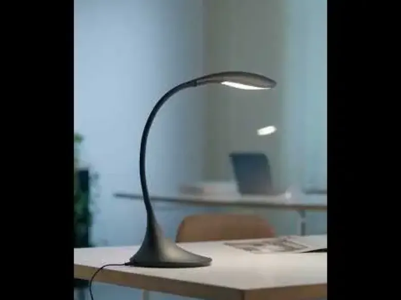 Nielsen Light Mamba skrivebordslampe med lysdæmper Sort