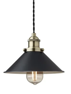 Nielsen Light Neksø Pendel Sort/Antik messing