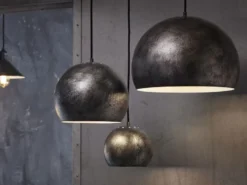 Nielsen Light Nice kuglependel galvaniseret Ø35 cm