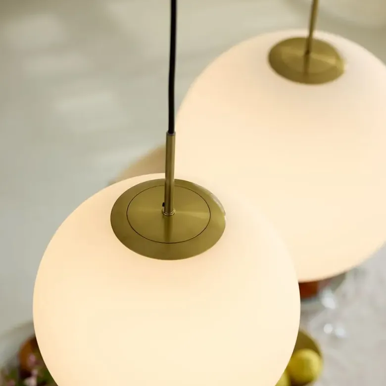 Nielsen Light Nora Cafependel Opal/messing Ø30 cm