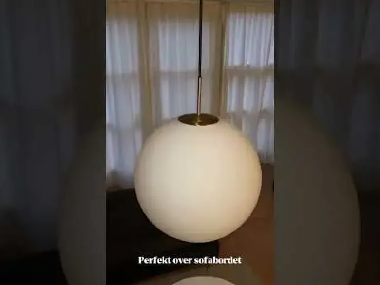 Nielsen Light Nora Cafependel Opal/messing Ø40 cm