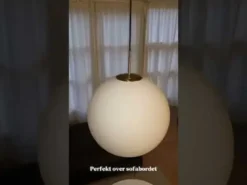 Nielsen Light Nora Cafependel opal/messing Ø50 cm