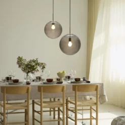 Nielsen Light Nora Cafependel Mørktonet/messing Ø30cm