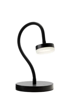 Nielsen Light Tulipan skrivebordslampe med lysdæmper Sort