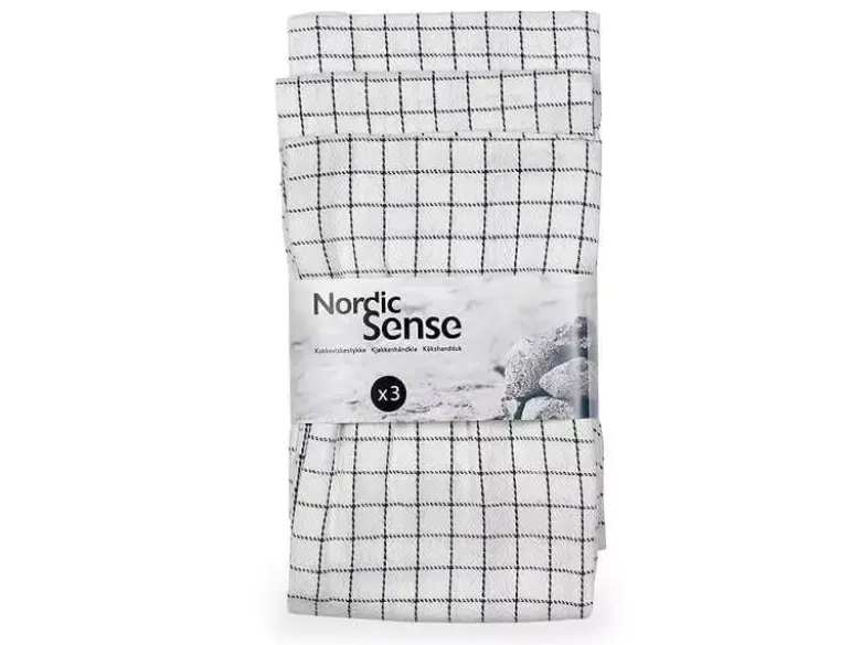 Nordic Sense Kokkeviskestykker 80x50 cm 3 stk
