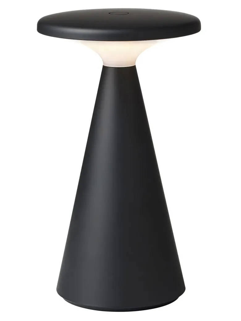 Nyhavn Genopladelig bordlampe sort