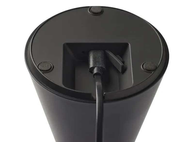 Nyhavn Genopladelig bordlampe sort