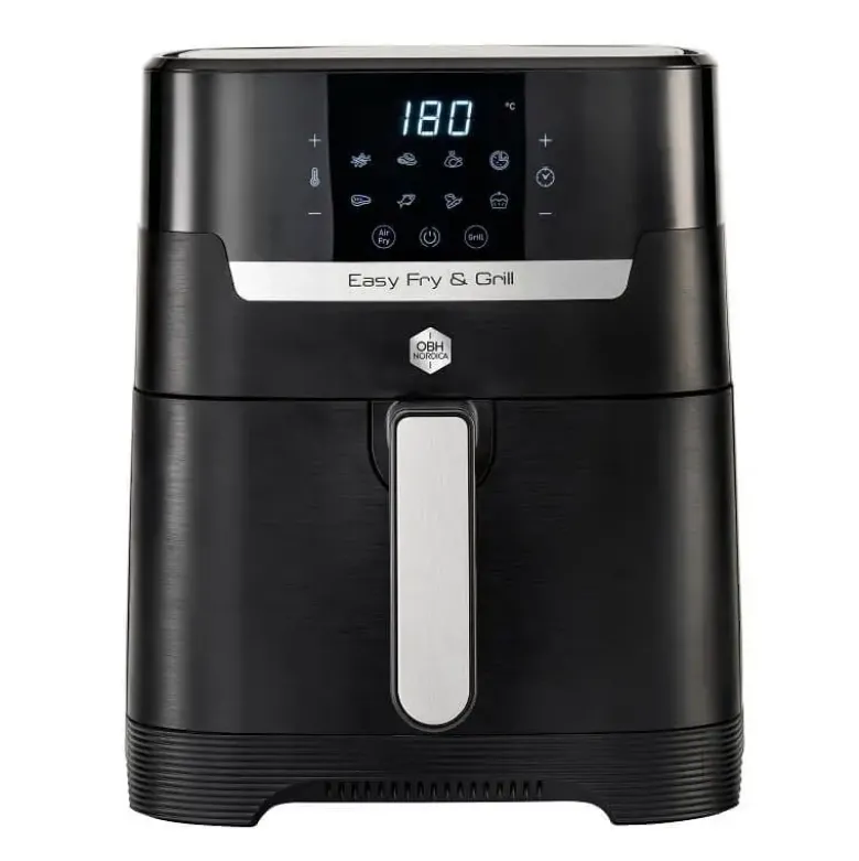 OBH Nordica Airfryer Easy Fry Precision 2-i-1 Sort Digital