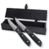 Old Farmer Black Steakkniv XL 2 stk sort/stål