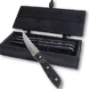 Old Farmer Black Steakkniv XL 4 stk sort/stål