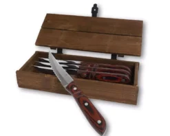 Old Farmer Classic Steakkniv XL 4 stk træ/stål