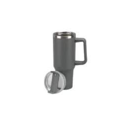 OlsenHome Termokop m. sugerør, 1200ml Grå