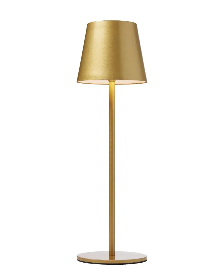 One Genopladelig bordlampe bronze