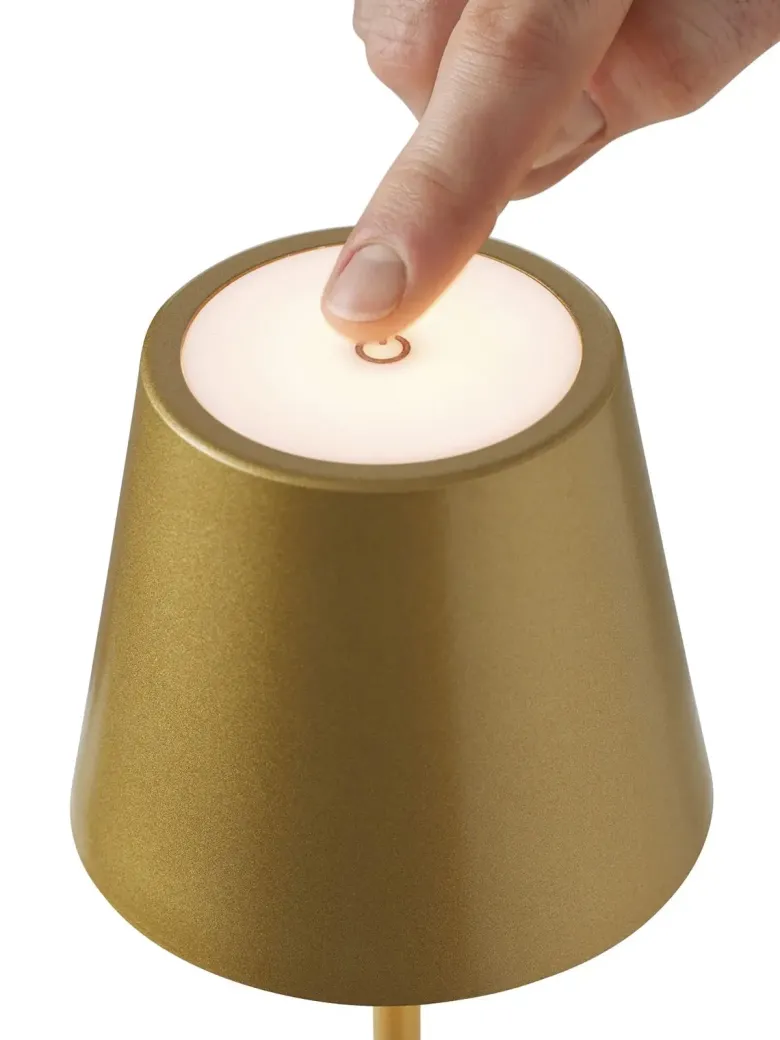 One Genopladelig bordlampe bronze