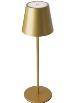 One Genopladelig bordlampe bronze