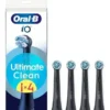 Oral-B Løse børstehoveder IO Ultimateclean 4-pak sort