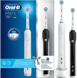 Oral-B tandbørste Pro790 duo sort/hvid