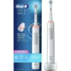 Oral B tandbørste Pro 3 3000 hvid Sensitive