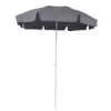 Parasol med tilt 180 cm grå