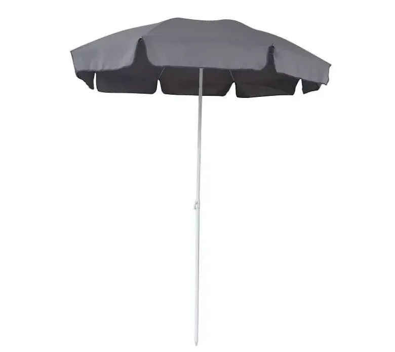 Parasol med tilt 180 cm hvid