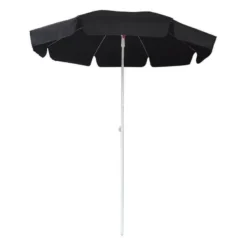 Parasol med tilt Ø180 cm sort