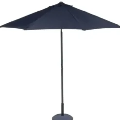 Parasol 3 m med 6 ribber 140 gram/m2 med hejs sort