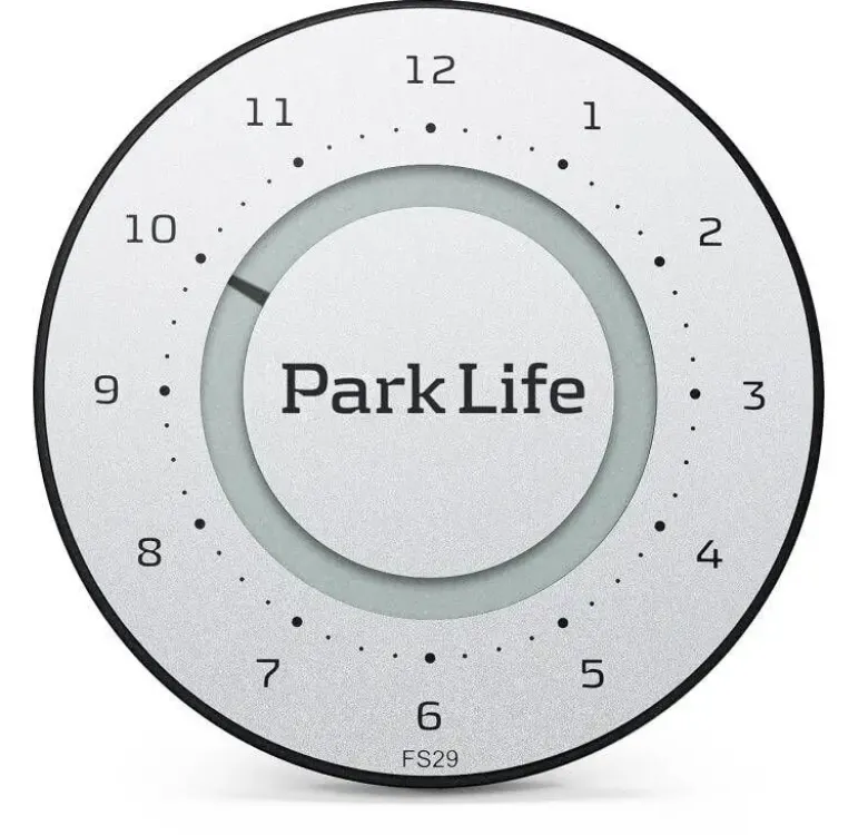 Park Life titanium silver parkeringur.