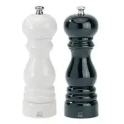 Peugeot Paris salt & peber 18 cm i sort & hvid lak bøg