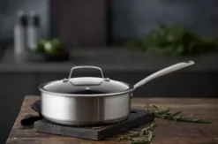 Pillivuyt Gourmet Roya Sauterpande keramisk non-stick Dia 24 cm Stål