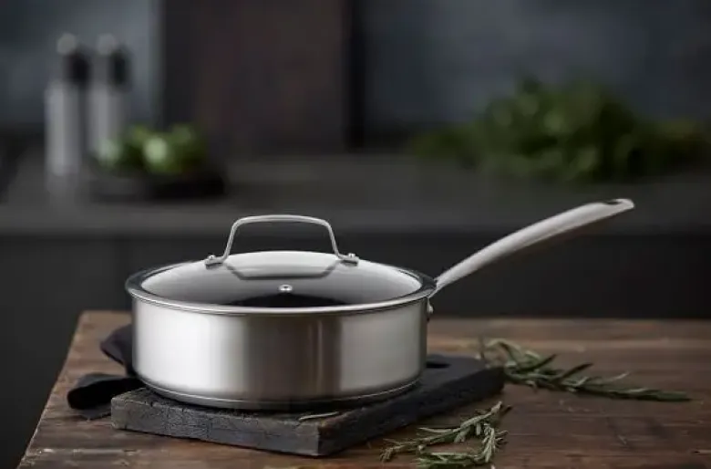 Pillivuyt Gourmet Roya Sauterpande keramisk non-stick Dia 24 cm Stål