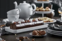 Pillivuyt Plissé Fad rektangulært 36 x 12 cm Hvid