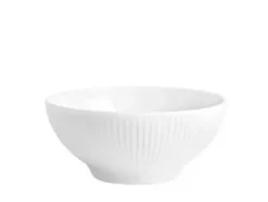 Pillivuyt Plissé Skål Ø18 cm 1 liter Hvid