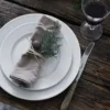Pillivuyt Plissé Tallerken flad Ø22 cm Hvid