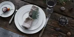 Pillivuyt Plissé Tallerken flad Ø22 cm Hvid