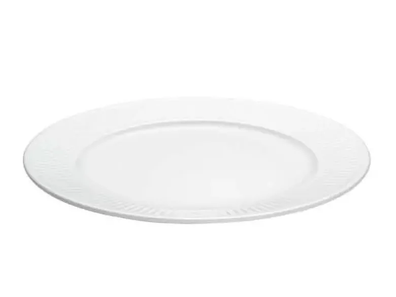 Pillivuyt Plissé Tallerken flad Ø26 cm Hvid